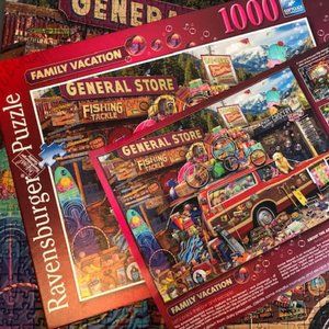 Ravensburger 1000 pc Jigsaw Puzzle Family Vacation